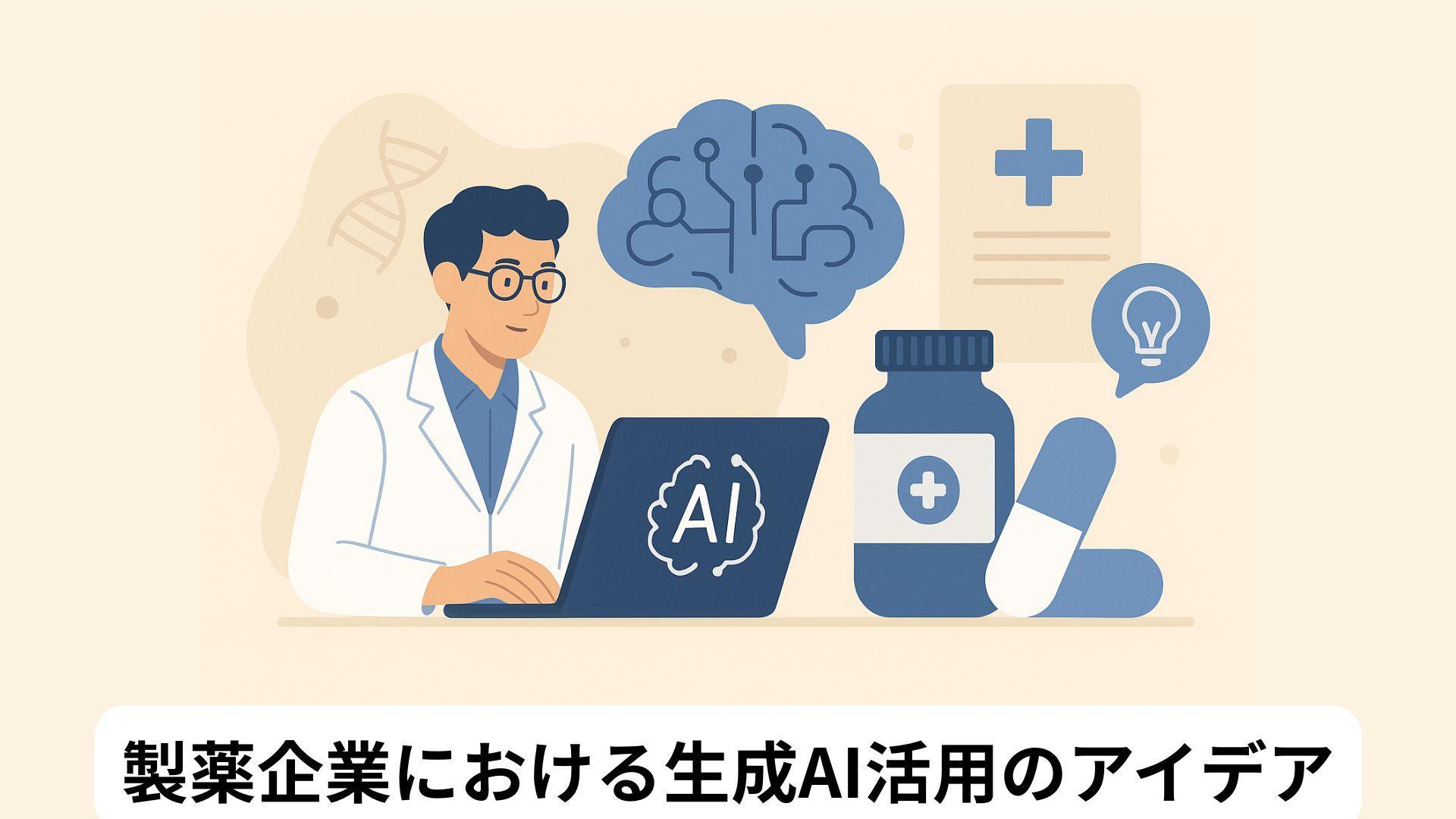 製薬 生成AI 活用アイデア
