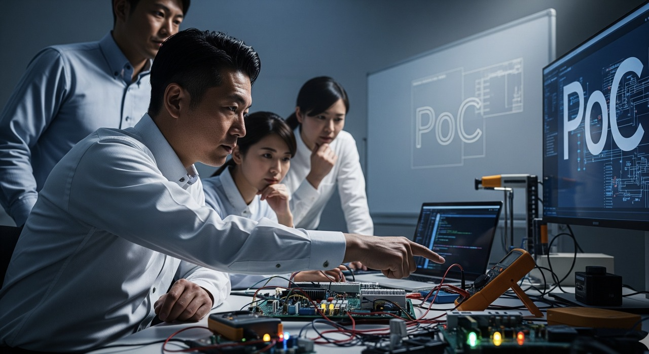 AIのPoCの進め方とは何かとその期間示す画像