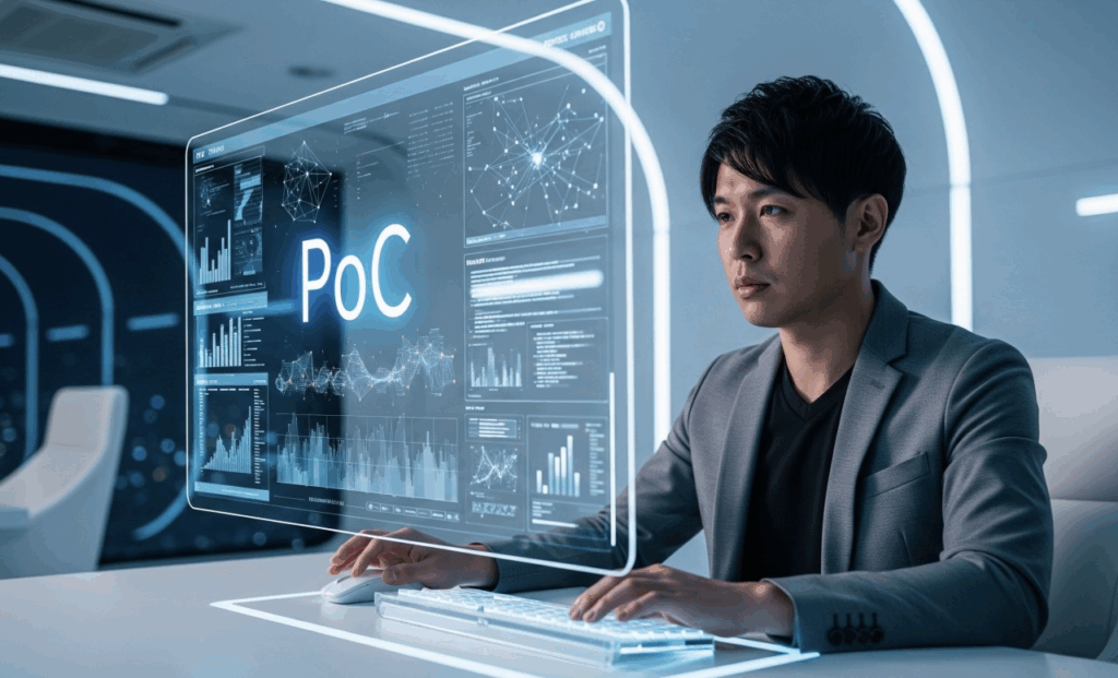 PoC開発とは何かとプロセスについてまとめた記事であることを示す画像