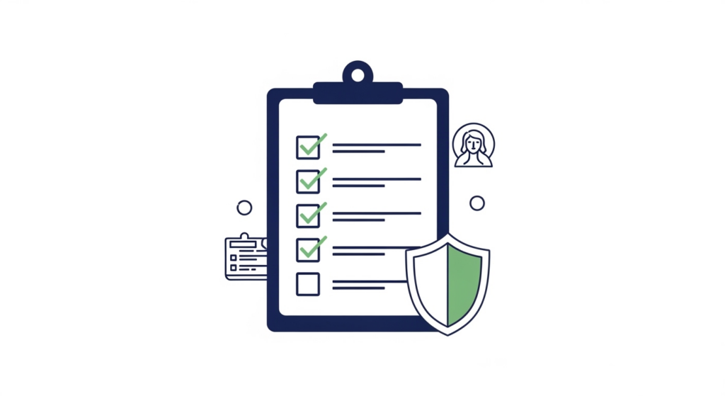 PoC疲れを防ぐための5つのチェックポイントを示すチェックリストのイメージ図